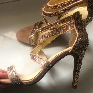 Jessica Simpson glitter heels